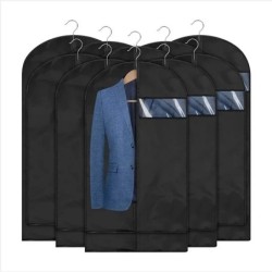 Huse de îmbrăcăminte rezistente la praf Îmbrăcăminte impermeabilă Acoperire de praf haină costum Protector de rochie agățat saci