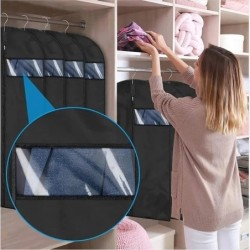 Huse de îmbrăcăminte rezistente la praf Îmbrăcăminte impermeabilă Acoperire de praf haină costum Protector de rochie agățat saci