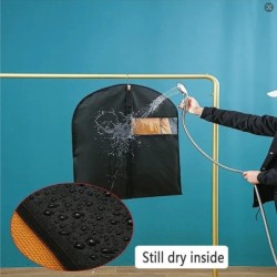 Huse de îmbrăcăminte rezistente la praf Îmbrăcăminte impermeabilă Acoperire de praf haină costum Protector de rochie agățat saci