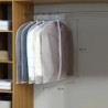 Agățat de praf pentru agățat haine, rochie de mireasă, costum, geantă de depozitare, transparentă, complet închisă, cu fermoar.