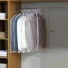 Agățat de praf pentru agățat haine, rochie de mireasă, costum, geantă de depozitare, transparentă, complet închisă, cu fermoar.