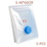 3-5 bucăți sac de vid și capac pentru pompă pentru depozitarea hainelor, pungă goală de compresie din plastic mare, accesorii de