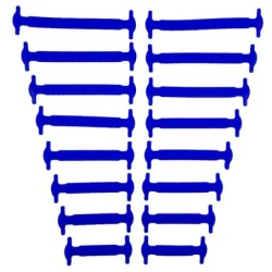 16 buc/lot șireturi din silicon Fără cravată șireturi 12 culori dantelă elastică dantelă creativă leneș din silicon șireturi din
