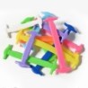 16 buc/lot șireturi din silicon Fără cravată șireturi 12 culori dantelă elastică dantelă creativă leneș din silicon șireturi din