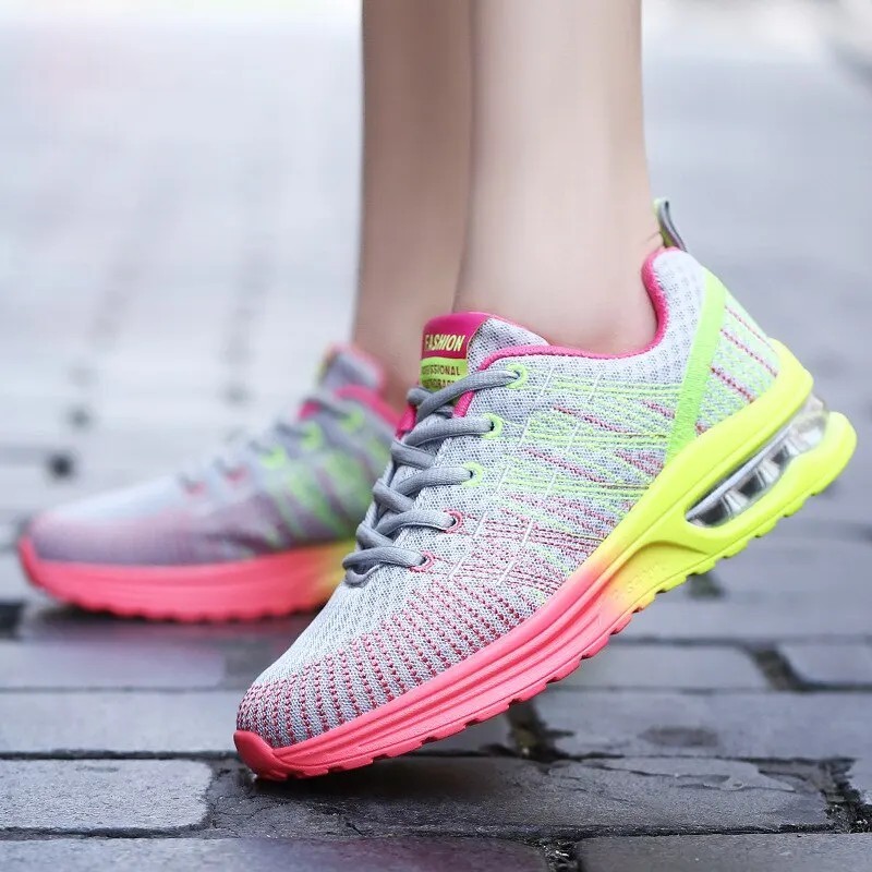 Pantofi de femei Pantofi de alergare pentru femei pantofi de jogging elastic în aer liber cu pernă de aer pantofi sport tenis Pantofi de femei Pantofi de alergare pentru femei pantofi de jogging elastic în aer liber cu pernă de aer pantofi sport tenis