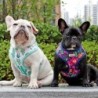 Mesh Nylon Dog Ham Vest Vestă Moale Căptușită Câini Pisici Veste Harnașuri Cactus Print Pentru Câini Mici Medii Pisici Bulldog F