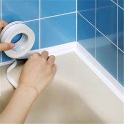 1 buc. Autocolante de perete impermeabile pentru baie Benzi de etanșare Benzi de etanșare adezive din PVC Bandă pentru marginea 