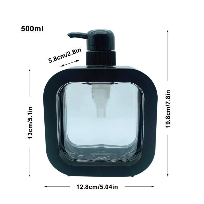 Dozator de sapun lichid de bucatarie 300/500 ml Pompa goala Sticla de sampon Recipient de sapun pentru vase Baie Gel de dus Depo