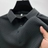 Tricou cu mânecă scurtă pentru bărbați nou de vară Tricou POLO rece și respirabil Top business casual care absoarbe transpirația