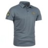 Cămăși polo pentru bărbați de culoare solidă coreeană, casual, cu mânecă scurtă, cămăși pentru bărbați, la modă, îmbrăcăminte de