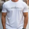 Tricou cu mânecă scurtă pentru bărbați, ocazional de vară, 100% bumbac, cu imprimeu cu litere, cu mânecă scurtă