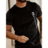 Topuri tricou cu imprimeu din bumbac 100, de vară, pentru bărbați