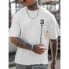 Topuri tricou cu imprimeu din bumbac 100, de vară, pentru bărbați