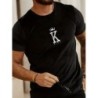 Topuri tricou cu imprimeu din bumbac 100, de vară, pentru bărbați
