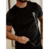 Topuri tricou cu imprimeu din bumbac 100, de vară, pentru bărbați