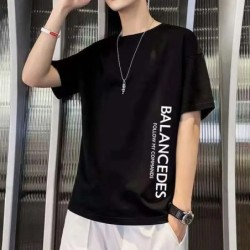 Topuri tricou cu imprimeu din bumbac 100, de vară, pentru bărbați