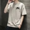 Topuri tricou cu imprimeu din bumbac 100, de vară, pentru bărbați