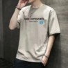 Topuri tricou cu imprimeu din bumbac 100, de vară, pentru bărbați