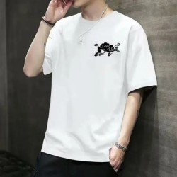 Topuri tricou cu imprimeu din bumbac 100, de vară, pentru bărbați