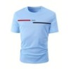 Topuri tricou cu imprimeu din bumbac 100, de vară, pentru bărbați
