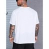 Tricou de vară pentru bărbați, 100 de bumbac, imprimat OK