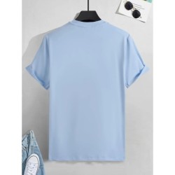 Tricou de vară pentru bărbați, 100 de bumbac, imprimat OK