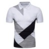 Polo KB Cămașă Polo pentru bărbați Tricou polo cu mânecă scurtă Polo de culoare contrastantă Îmbrăcăminte nouă de vară Îmbrăcămi
