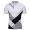Polo KB Cămașă Polo pentru bărbați Tricou polo cu mânecă scurtă Polo de culoare contrastantă Îmbrăcăminte nouă de vară Îmbrăcămi