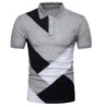 Polo KB Cămașă Polo pentru bărbați Tricou polo cu mânecă scurtă Polo de culoare contrastantă Îmbrăcăminte nouă de vară Îmbrăcămi