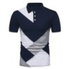 Polo KB Cămașă Polo pentru bărbați Tricou polo cu mânecă scurtă Polo de culoare contrastantă Îmbrăcăminte nouă de vară Îmbrăcămi