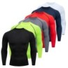 Tricou cu mânecă lungă pentru antrenament pentru bărbați, primăvară, toamnă, sală, alergare, sport, tricouri pentru bărbați, îmb