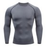 Tricou cu mânecă lungă pentru antrenament pentru bărbați, primăvară, toamnă, sală, alergare, sport, tricouri pentru bărbați, îmb
