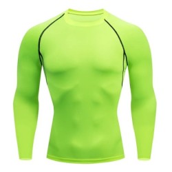 Tricou cu mânecă lungă pentru antrenament pentru bărbați, primăvară, toamnă, sală, alergare, sport, tricouri pentru bărbați, îmb