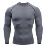 Tricou cu mânecă lungă pentru antrenament pentru bărbați, primăvară, toamnă, sală, alergare, sport, tricouri pentru bărbați, îmb