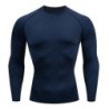 Tricou cu mânecă lungă pentru antrenament pentru bărbați, primăvară, toamnă, sală, alergare, sport, tricouri pentru bărbați, îmb