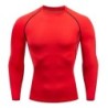 Tricou cu mânecă lungă pentru antrenament pentru bărbați, primăvară, toamnă, sală, alergare, sport, tricouri pentru bărbați, îmb