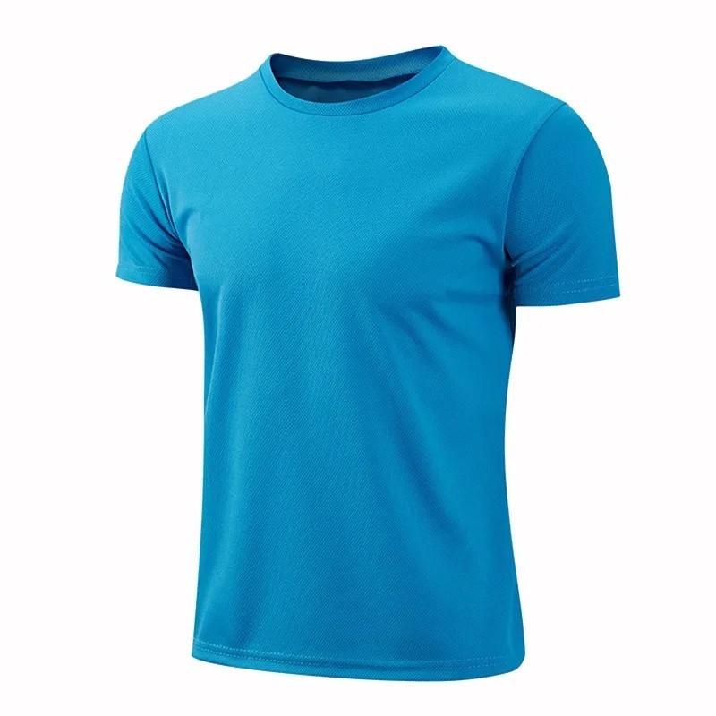 Tricou sport cu uscare rapidă cu gât rotund Tricou pentru antrenament pentru fitness Tricou pentru alergare Bărbați Îmbrăcăminte