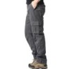 Salopete largi cu buzunar mare, pantaloni tactici pentru jogging, sport în aer liber, pantaloni de lucru casual din bumbac pur c