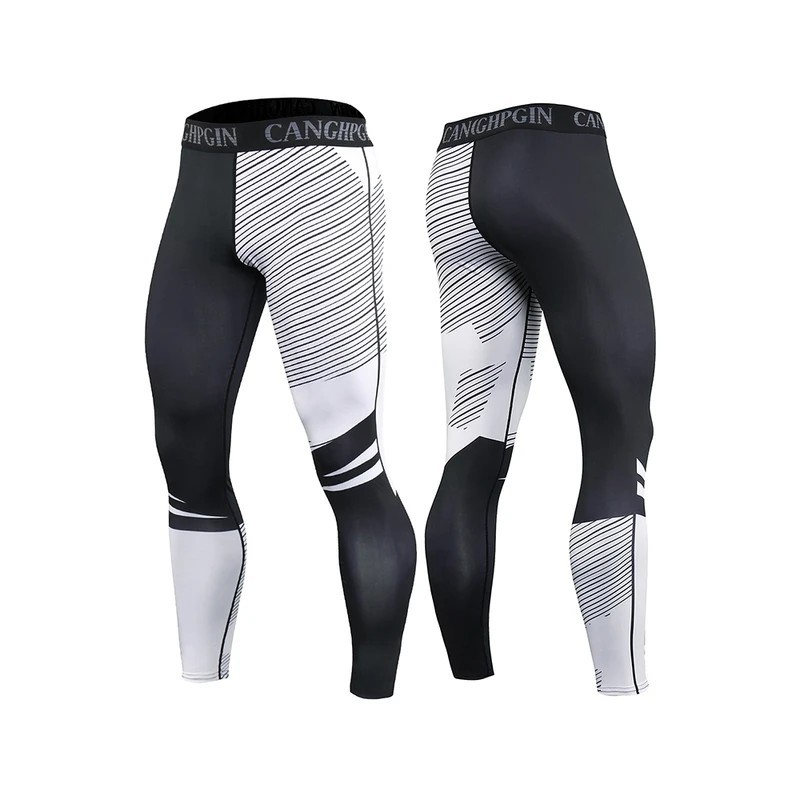 Pantaloni de compresie pentru bărbați Îmbrăcăminte sportivă pentru bărbați Colanți de antrenament Pantaloni de antrenament de gi