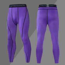 Pantaloni de trening cu compresie pentru bărbați, colanți pentru bărbați, pantaloni sport pentru sală, fitness, alergare, joggin