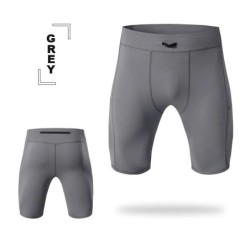 Pantaloni scurți de compresie Bărbați Colanți de culturism cu uscare rapidă Pantaloni scurți Leggings de fitness Pantaloni de sp