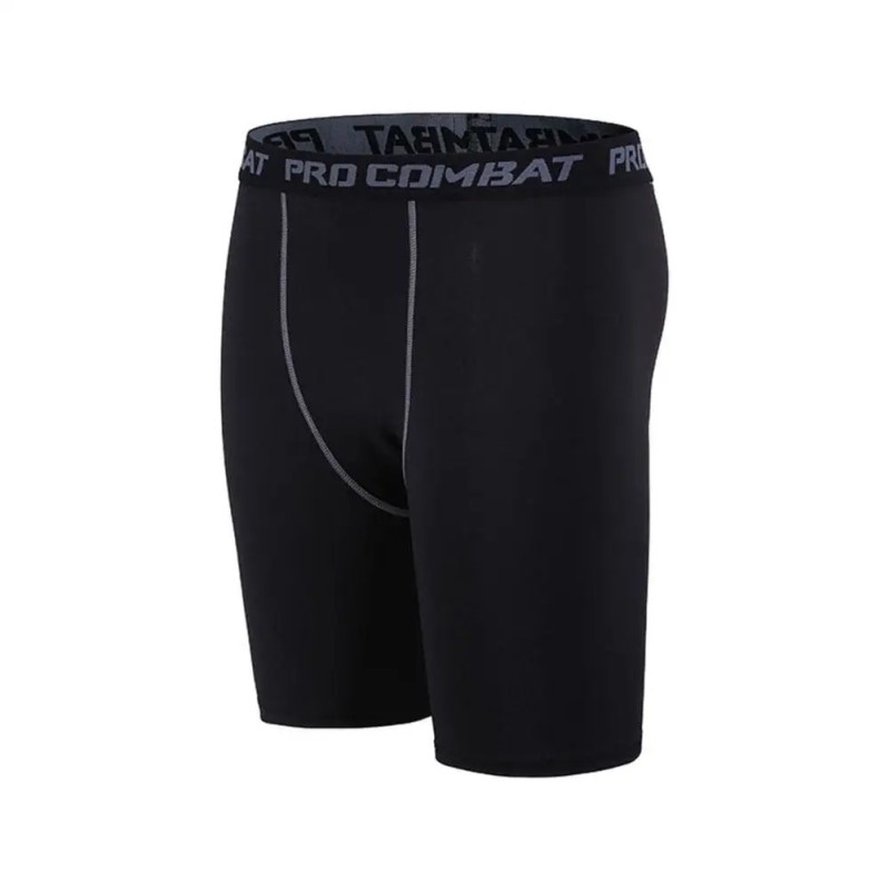 Pantaloni de sport pentru bărbați Pantaloni de fitness pentru bărbați Colanți elastici de compresie Pantaloni scurți de antrenam
