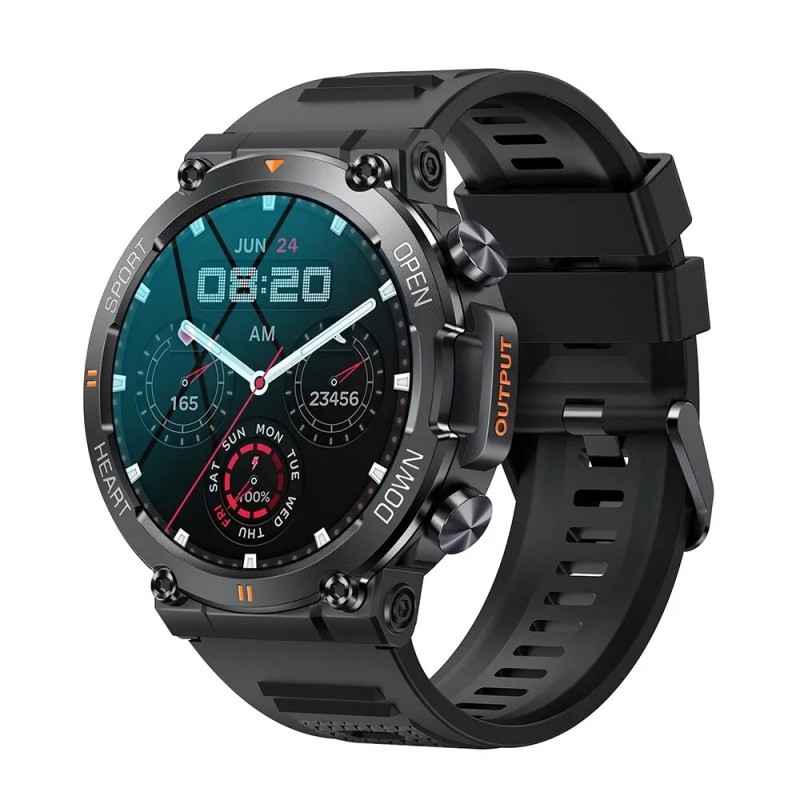 MELANDA 1.39 inch HD Bluetooth Call Smart Watch pentru bărbați Sport Fitness Tracker Monitor inimă 400mAh Smartwatch pentru Andr