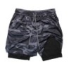 Pantaloni scurți cu mai multe buzunare pentru bărbați Pantaloni scurți sport pentru fitness Pantaloni scurți strâmți căptușiți p