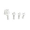 4 buc/set floare de prun floare piston Fondant tăietor de zahăr instrumente pentru decorarea prăjiturii bricolaj cookie-uri acce