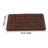 Formă din silicon cu gel de silice 26 de litere Ciocolată Număr Decorat pentru tort Bomboane Jeleu Gummies Dispozitiv pentru coo