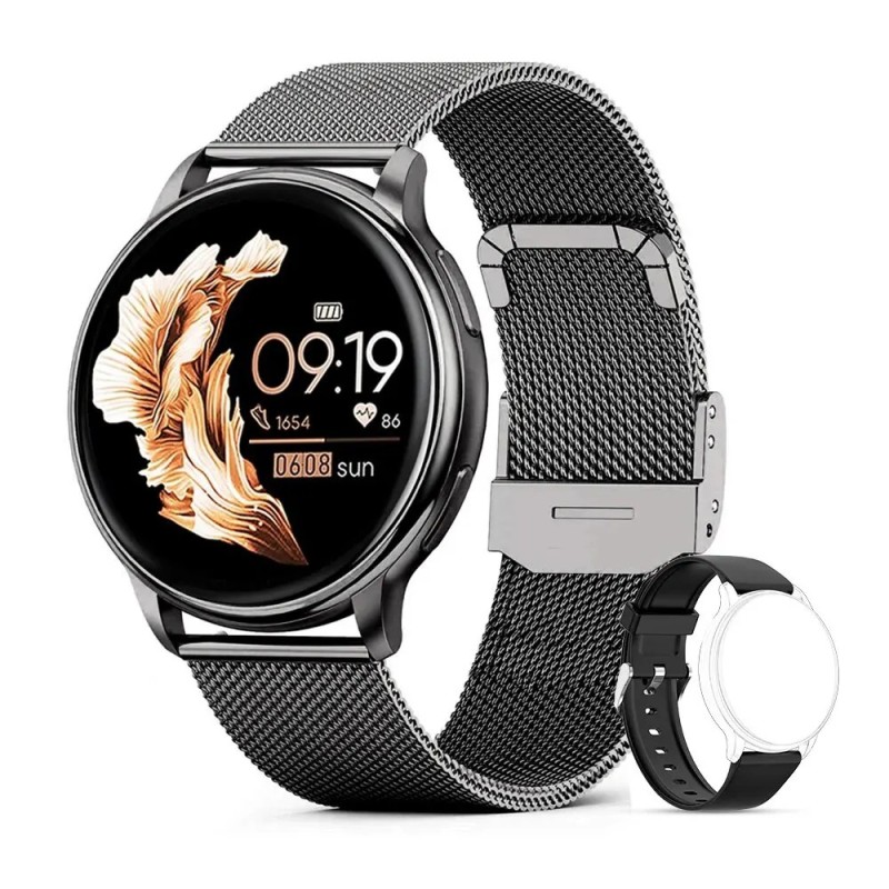 Ceas inteligent cu apel Bluetooth Ceasuri de oțel cu cadran personalizat pentru femei Ceasuri inteligente pentru bărbați Sport F