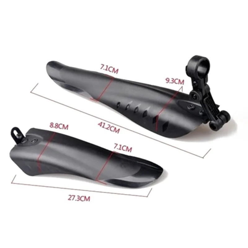 2 buc Aripa biciclete PP din plastic moale Biciclete potrivite MTB DH Amortizor spate BICICLETA Accesoriu de protectie impotriva 2 buc Aripa biciclete PP din plastic moale Biciclete potrivite MTB DH Amortizor spate BICICLETA Accesoriu de protectie impotriva