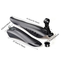 2 buc Aripa biciclete PP din plastic moale Biciclete potrivite MTB DH Amortizor spate BICICLETA Accesoriu de protectie impotriva