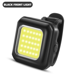 WEST BIKING Lumină pentru bicicletă Ciclism Lumină față spate pentru bicicletă Lampă pentru faruri cu încărcare tip C Lampă spat